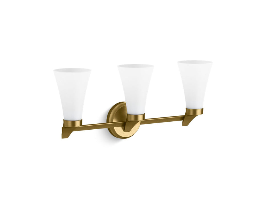 Kohler Simplice Three-light sconce