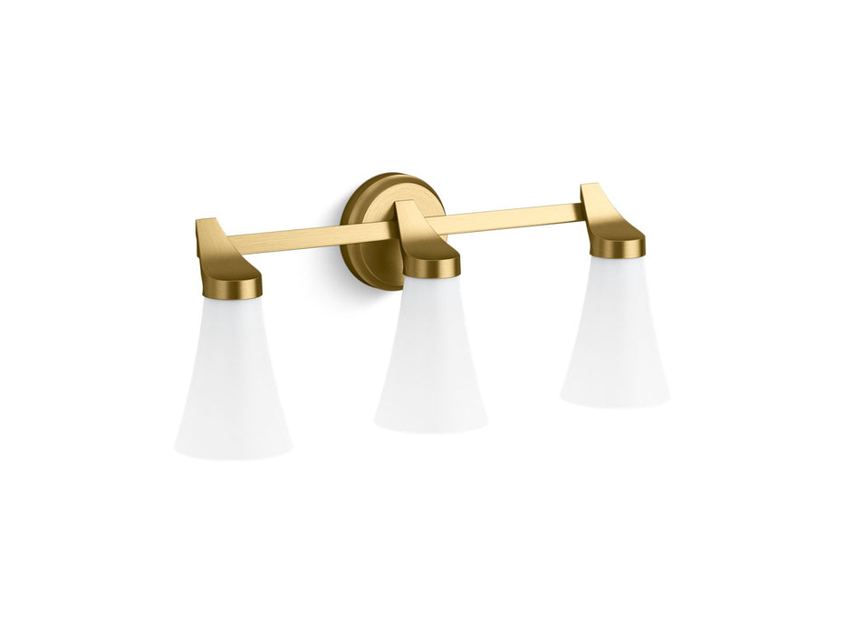Kohler Simplice Three-light sconce