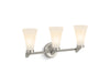 Kohler Simplice Three-light sconce