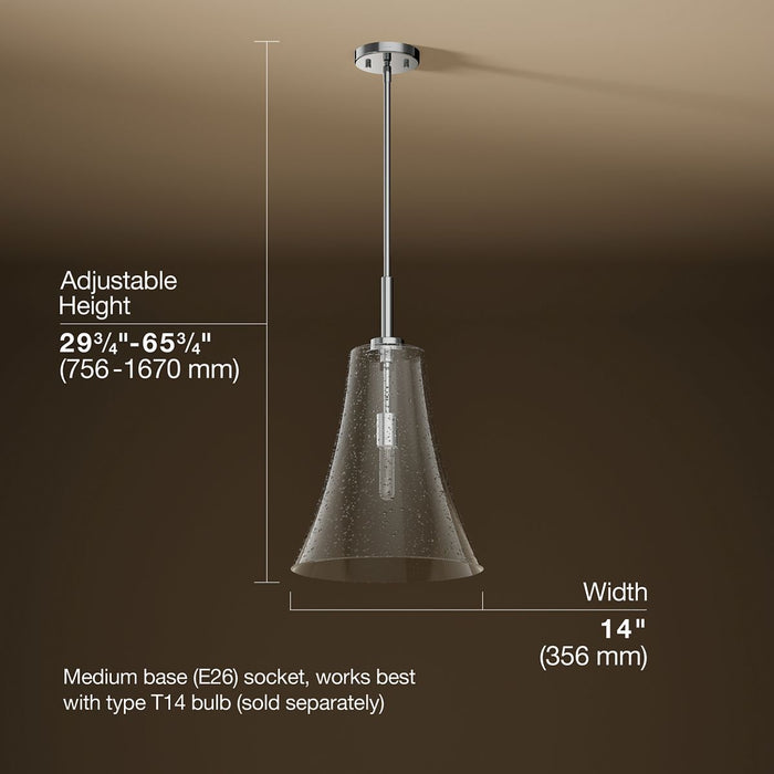 3/4 view of product with dimensions