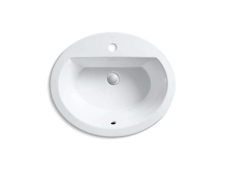 Kohler Bryant 20-1/4" oval drop-in bathroom sink
