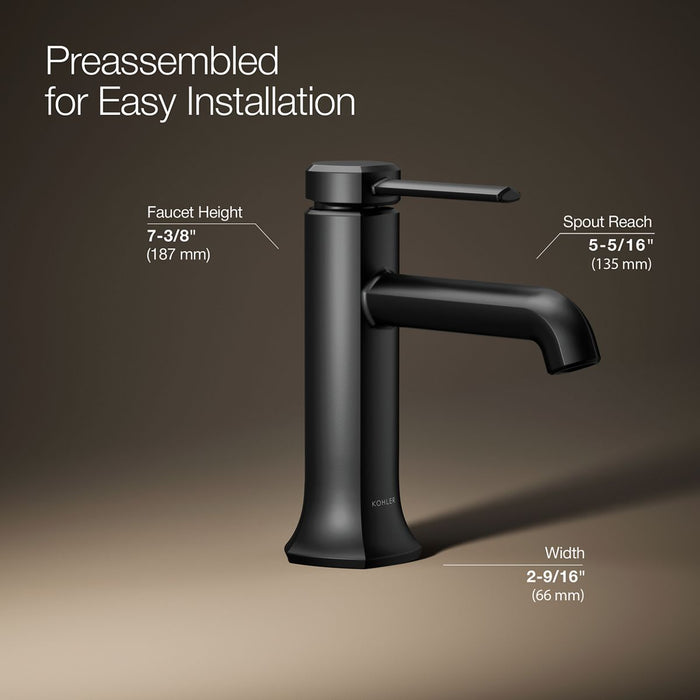 Kohler Occasion Single-handle bathroom sink faucet, 1.2 gpm