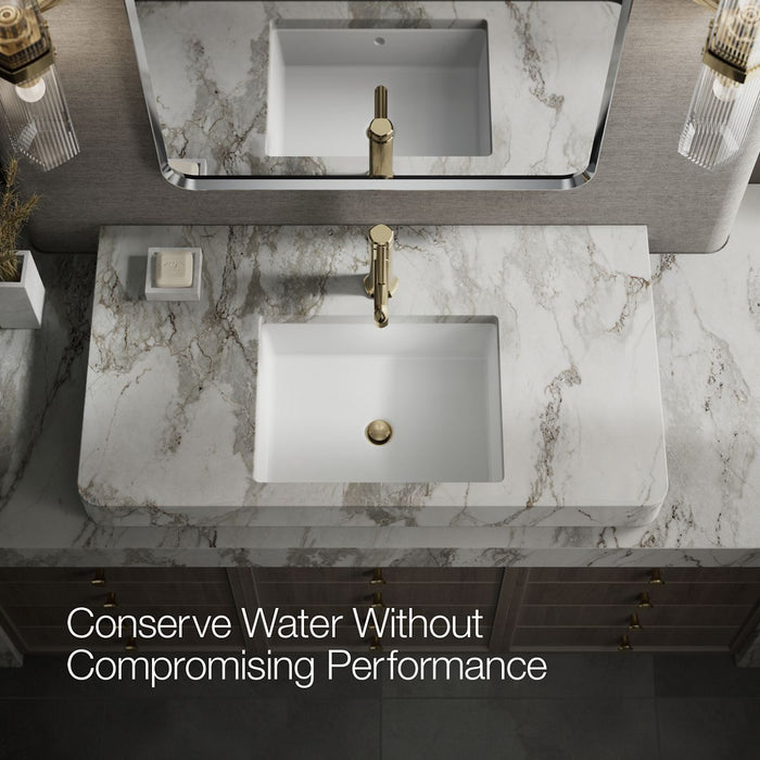 KOHLER K-27000-4 Occasion Single-handle bathroom sink faucet, 1.2 gpm, vibrant french gold - view 5