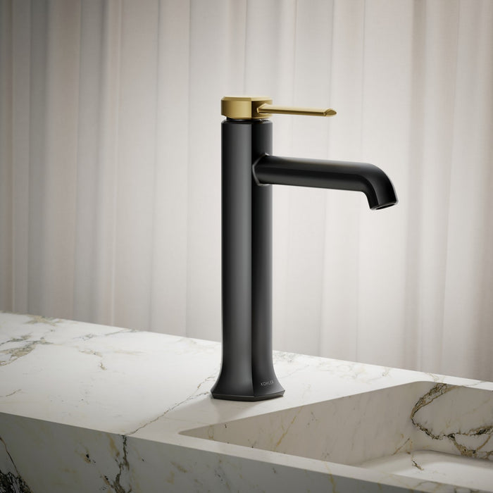 KOHLER K-27003-4N Occasion Tall single-handle bathroom sink faucet, 0.5 gpm