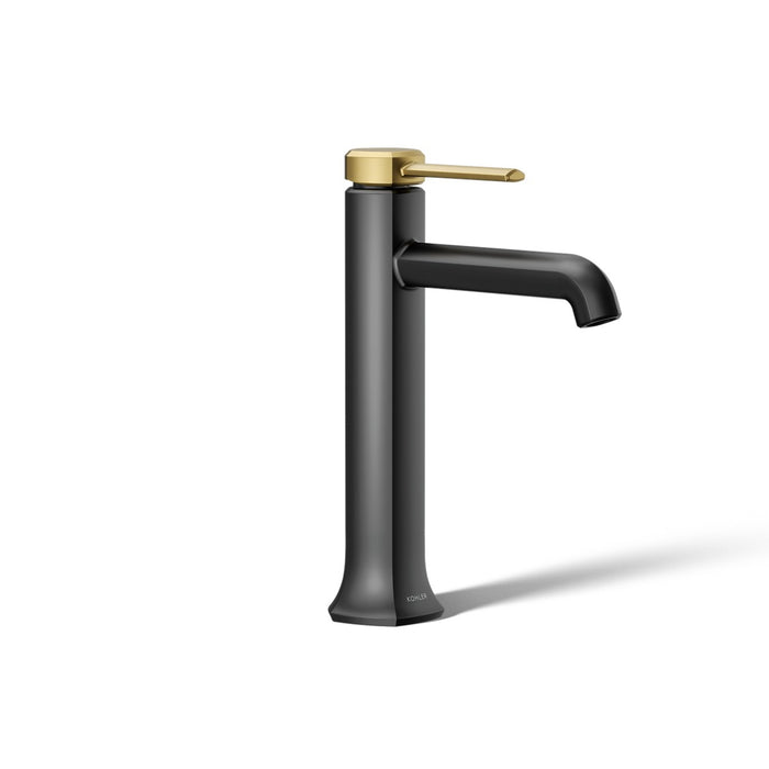 KOHLER K-27003-4N Occasion Tall single-handle bathroom sink faucet, 0.5 gpm