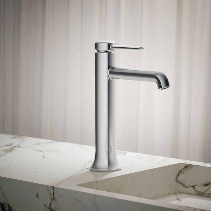 KOHLER K-27003-4N Occasion Tall single-handle bathroom sink faucet, 0.5 gpm