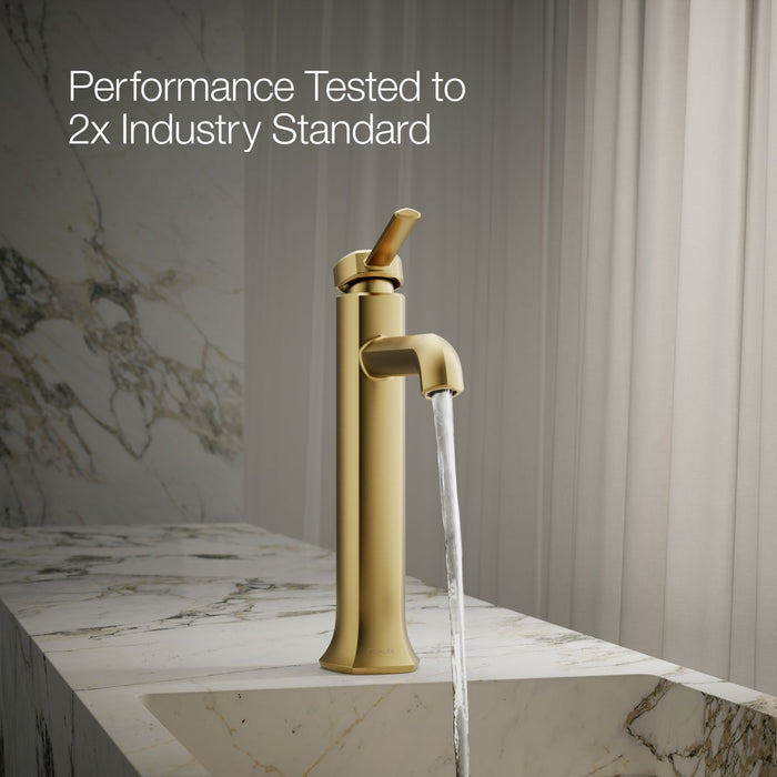 KOHLER K-27003-4K Occasion Tall single-handle bathroom sink faucet, 1.0 gpm