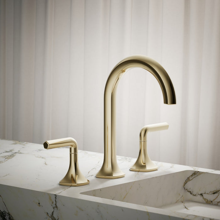 KOHLER K-27008-K Occasion Bathroom sink faucet spout with Cane design, 1.0 gpm