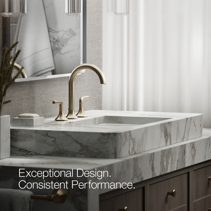 KOHLER K-27008-N Occasion Bathroom sink faucet spout with Cane design, 0.5 gpm