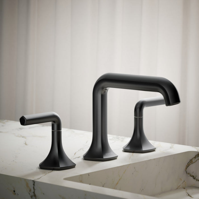 KOHLER K-27009-K Occasion Bathroom sink faucet spout with Straight design, 1.0 gpm
