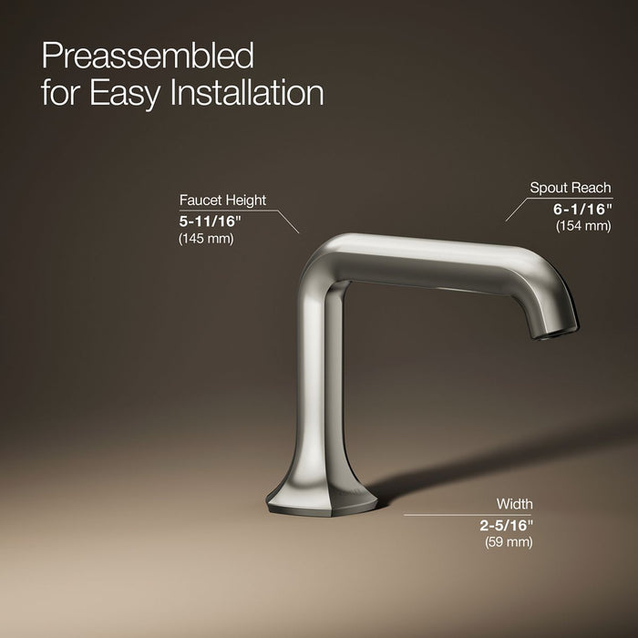 KOHLER K-27009 Occasion Bathroom sink faucet spout with Straight design, 1.2 gpm