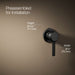 Kohler Occasion Wall-mount bathroom sink faucet handle