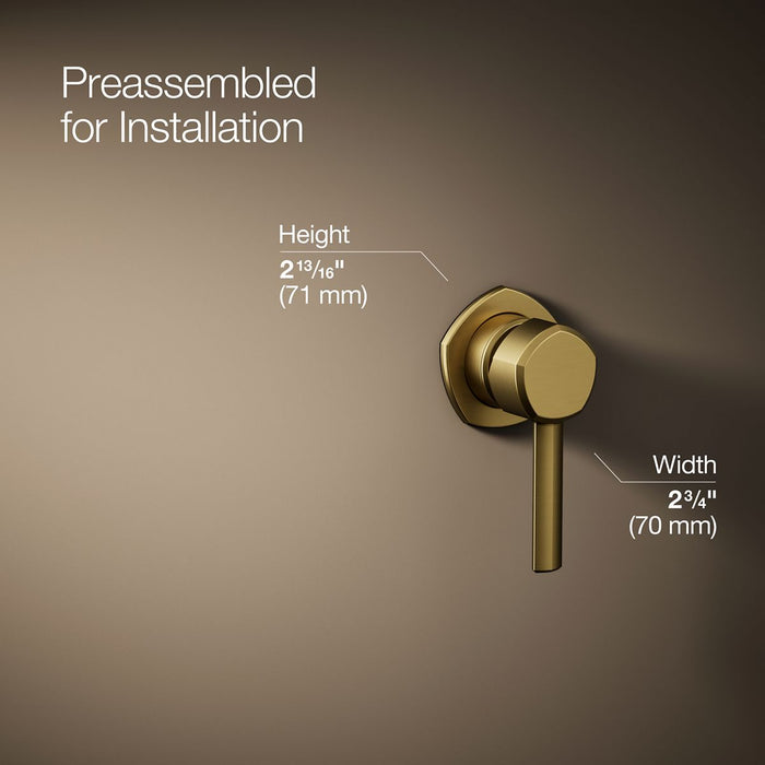 Kohler Occasion Wall-mount bathroom sink faucet handle