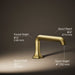 KOHLER KOHLER K-27017 Occasion Deck-mount bath spout with Straight design