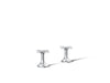 Kohler Occasion Deck-mount bath faucet handles with Cross design