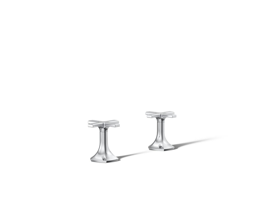 Kohler Occasion Deck-mount bath faucet handles with Cross design