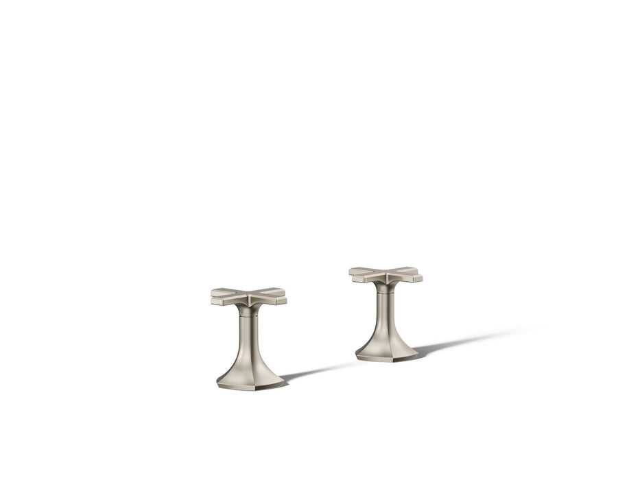 Kohler Occasion Deck-mount bath faucet handles with Cross design