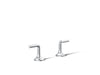 Kohler Occasion Deck-mount bath faucet handles with Lever design