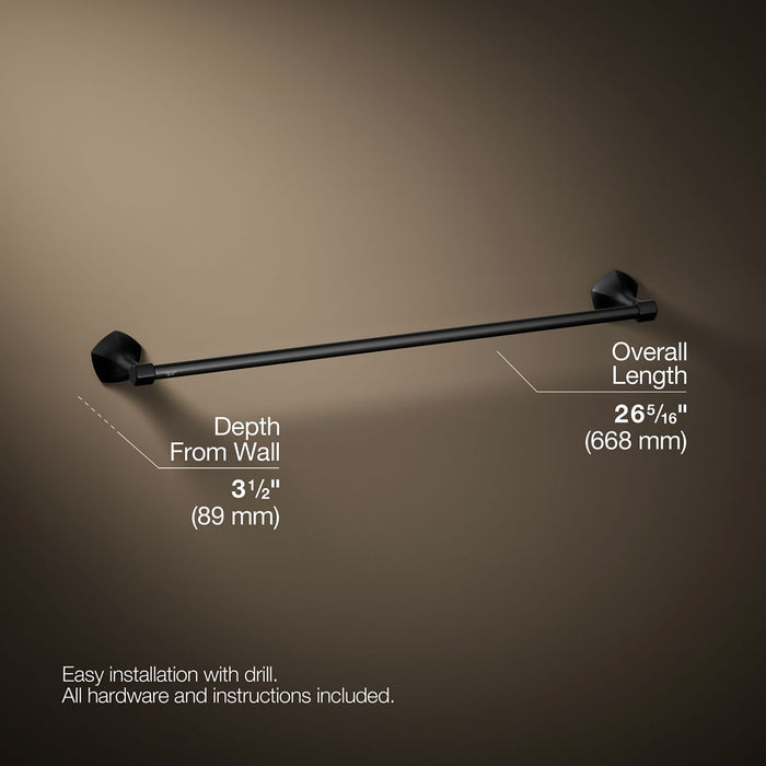 KOHLER K-27061 Occasion 24" towel bar