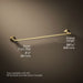 Kohler Occasion 24" towel bar