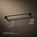 Kohler Occasion 24" double towel bar