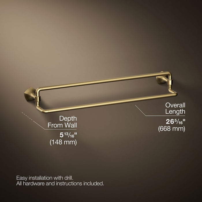 KOHLER K-27062 Occasion 24" double towel bar