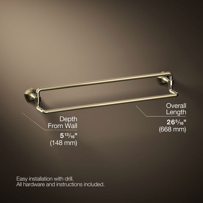 Kohler Occasion 24" double towel bar