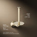 Kohler Occasion Vertical toilet paper holder