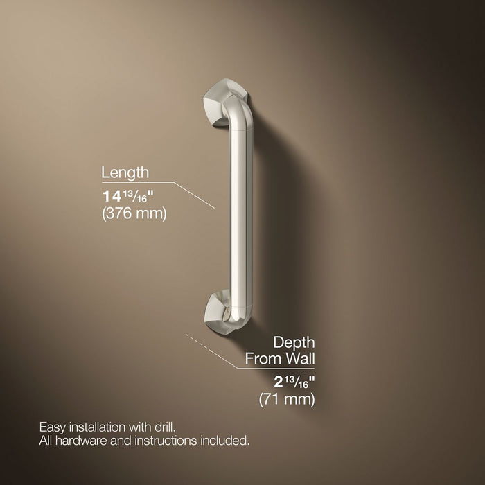 3/4 view of product with dimensions