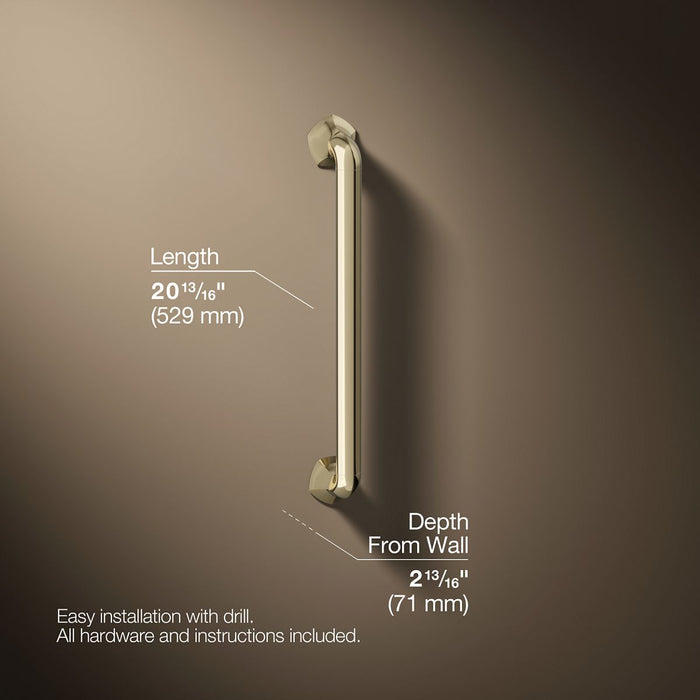 3/4 view of product with dimensions