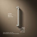 3/4 view of product with dimensions