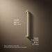 3/4 view of product with dimensions