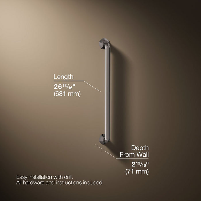 3/4 view of product with dimensions