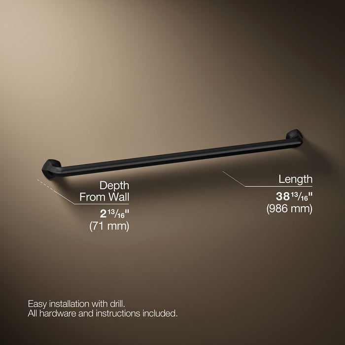 3/4 view of product with dimensions