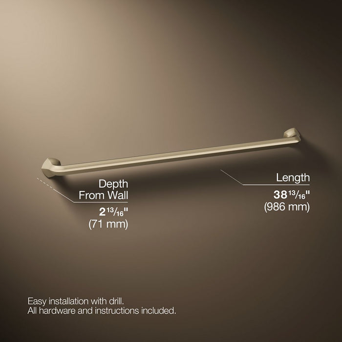 3/4 view of product with dimensions