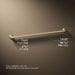 3/4 view of product with dimensions