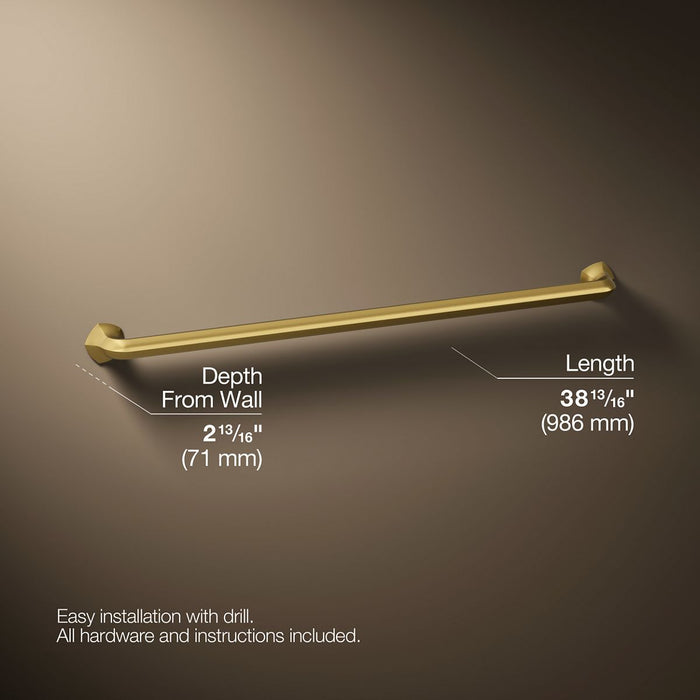 3/4 view of product with dimensions