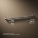 3/4 view of product with dimensions