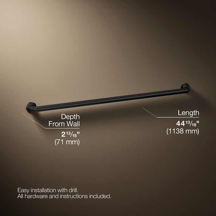 3/4 view of product with dimensions