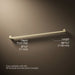 3/4 view of product with dimensions