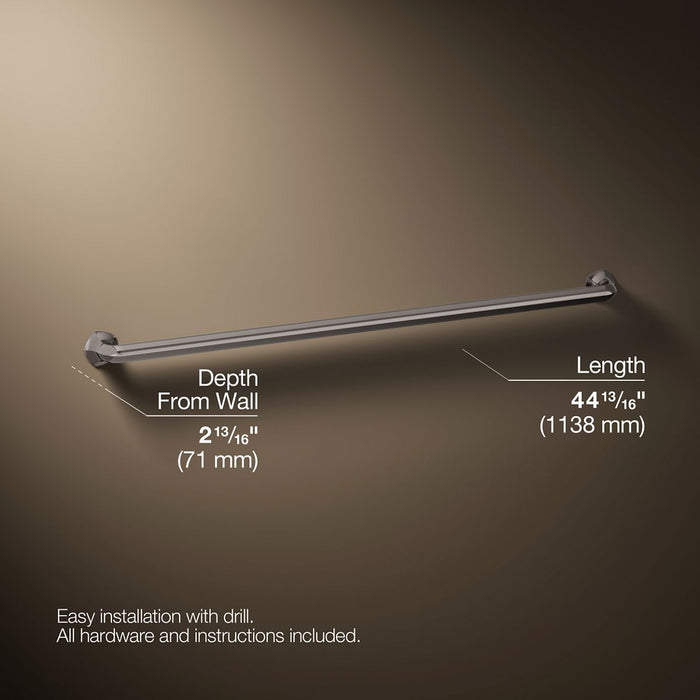 3/4 view of product with dimensions