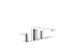 Kohler Parallel Deck-mount bath faucet