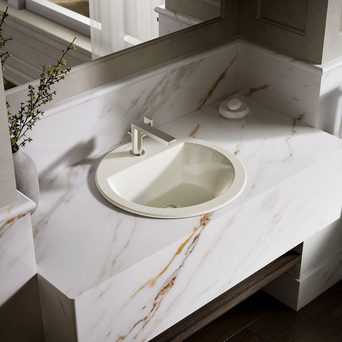 Kohler Bryant 19" round drop-in bathroom sink
