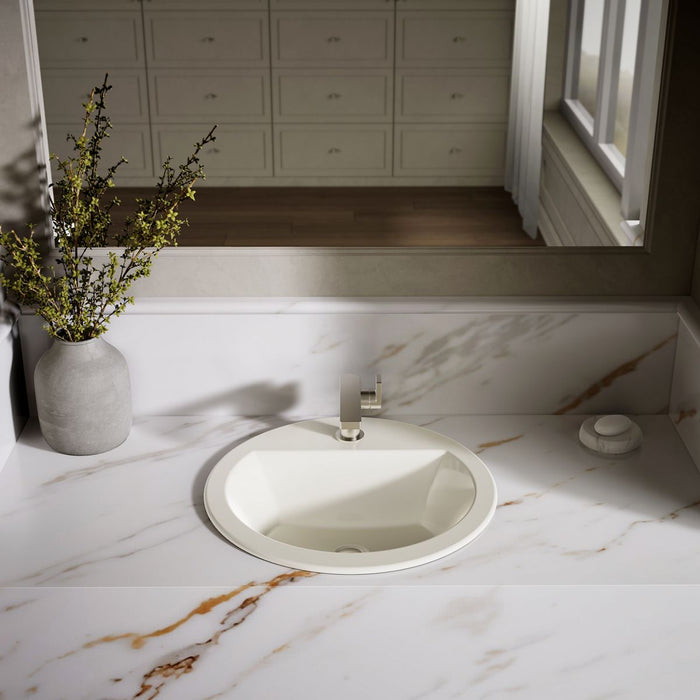 Kohler Bryant 19" round drop-in bathroom sink