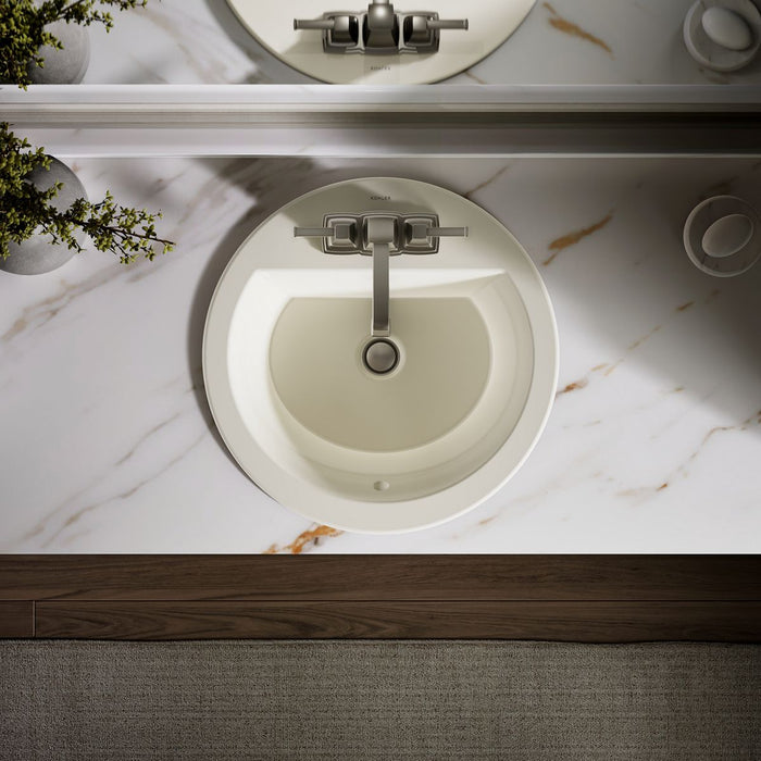 Kohler Bryant 19" round drop-in bathroom sink