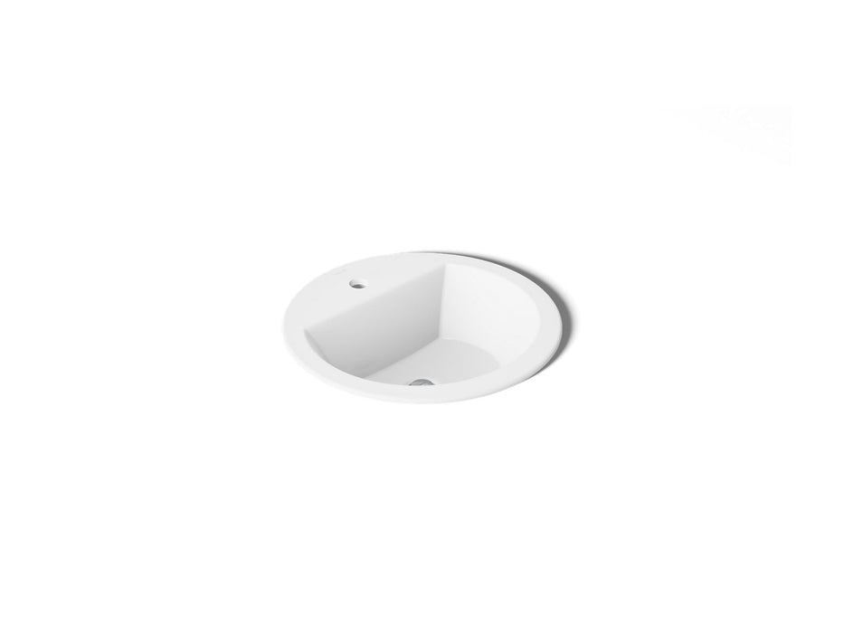 KOHLER K-2714-1 Bryant 19" round drop-in bathroom sink