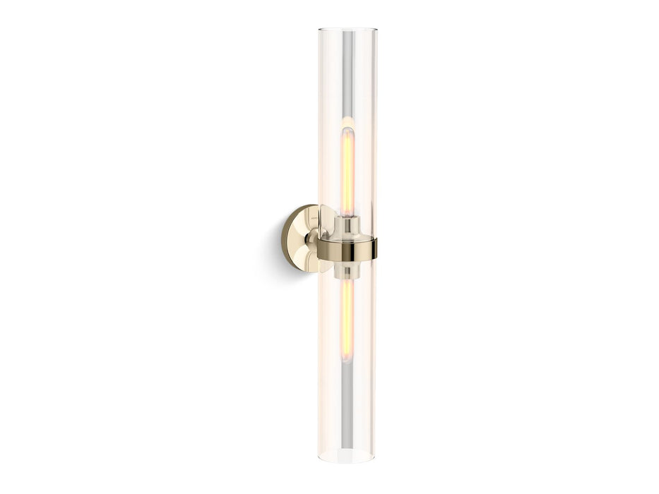 KOHLER K-27264-SC02 Purist Two-light sconce