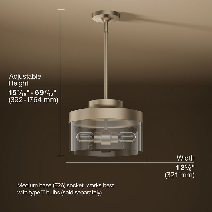 3/4 view of product with dimensions
