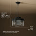 3/4 view of product with dimensions