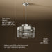 3/4 view of product with dimensions